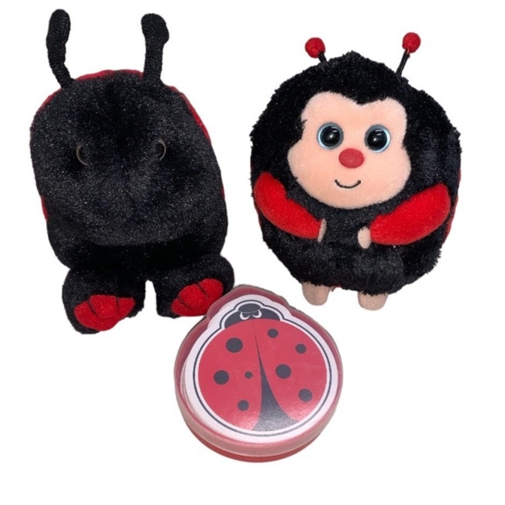 LadyBug bundle 5" TY Dots Vtg Swibco Dottie Ladybug full deck of cards